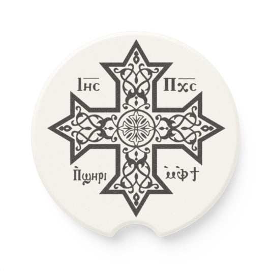 Coptic Orthodox Soapstone Car Coaster