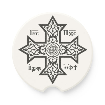 Coptic Orthodox Soapstone Car Coaster