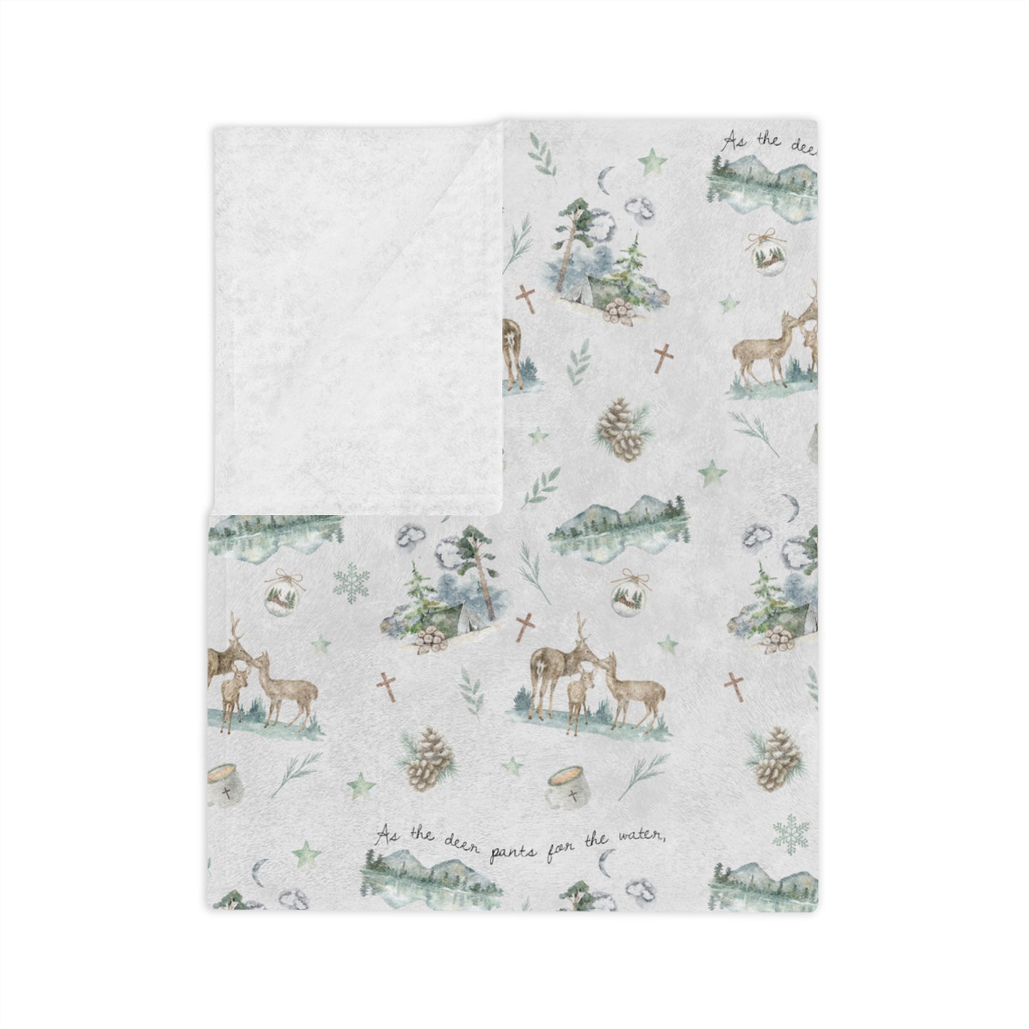 My Soul Longs Minky Blanket