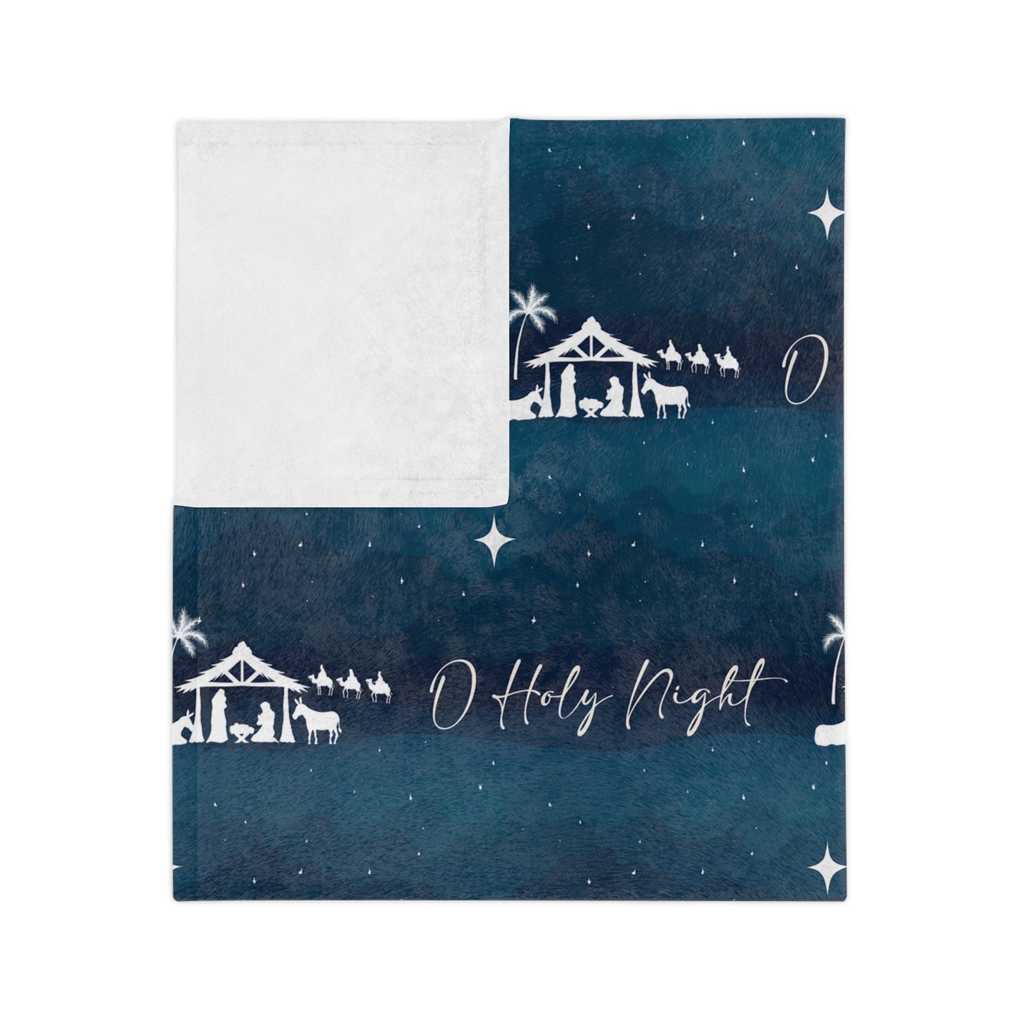 O Holy Night Minky Blanket