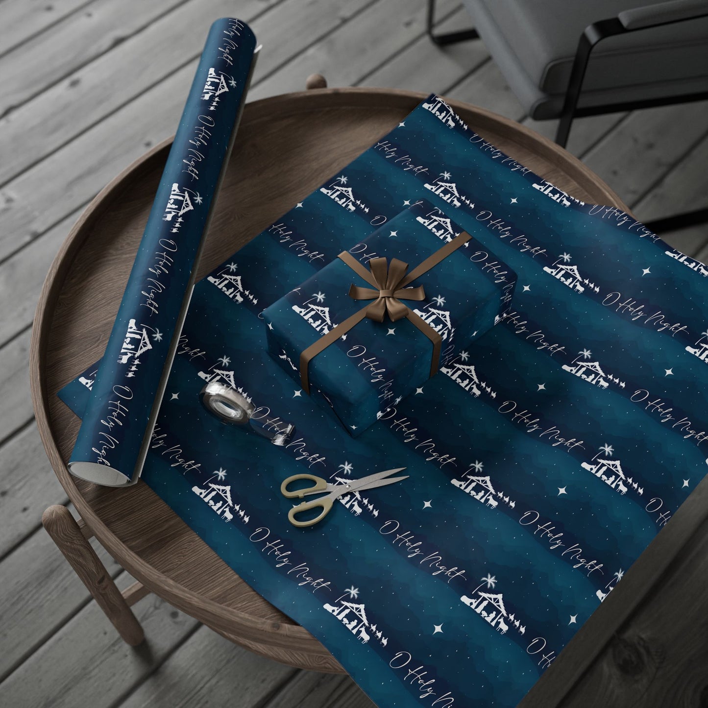 O Holy Night Nativity Gift Wrapping Paper