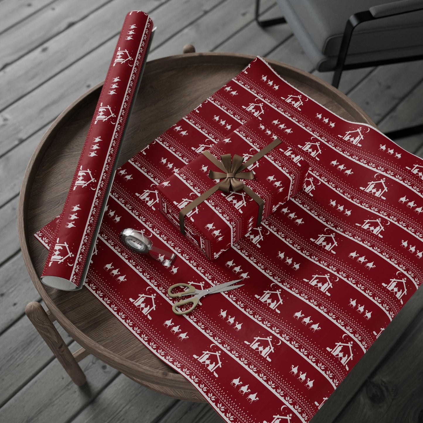 Christmas Nativity Gift Wrapping Paper