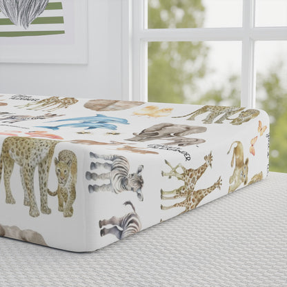 Personalized God's Little Promise Changing Pad Cover