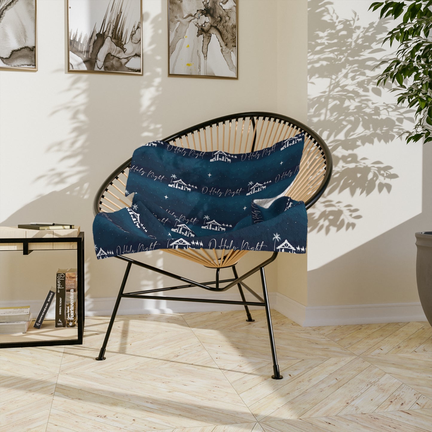 O Holy Night Minky Blanket