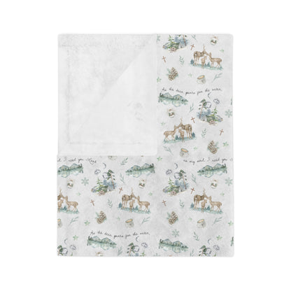 My Soul Longs Minky Blanket