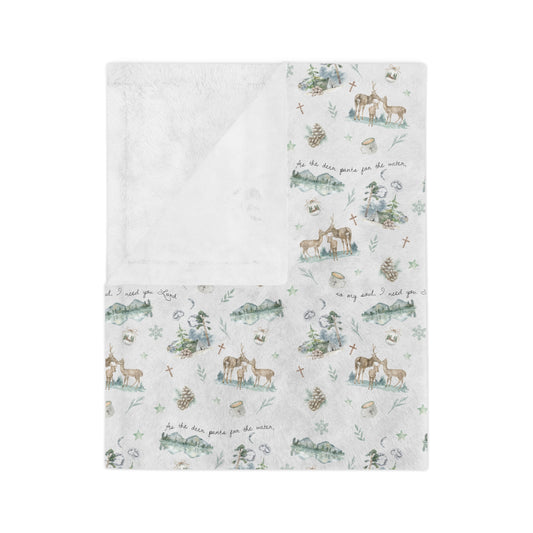 My Soul Longs Minky Blanket