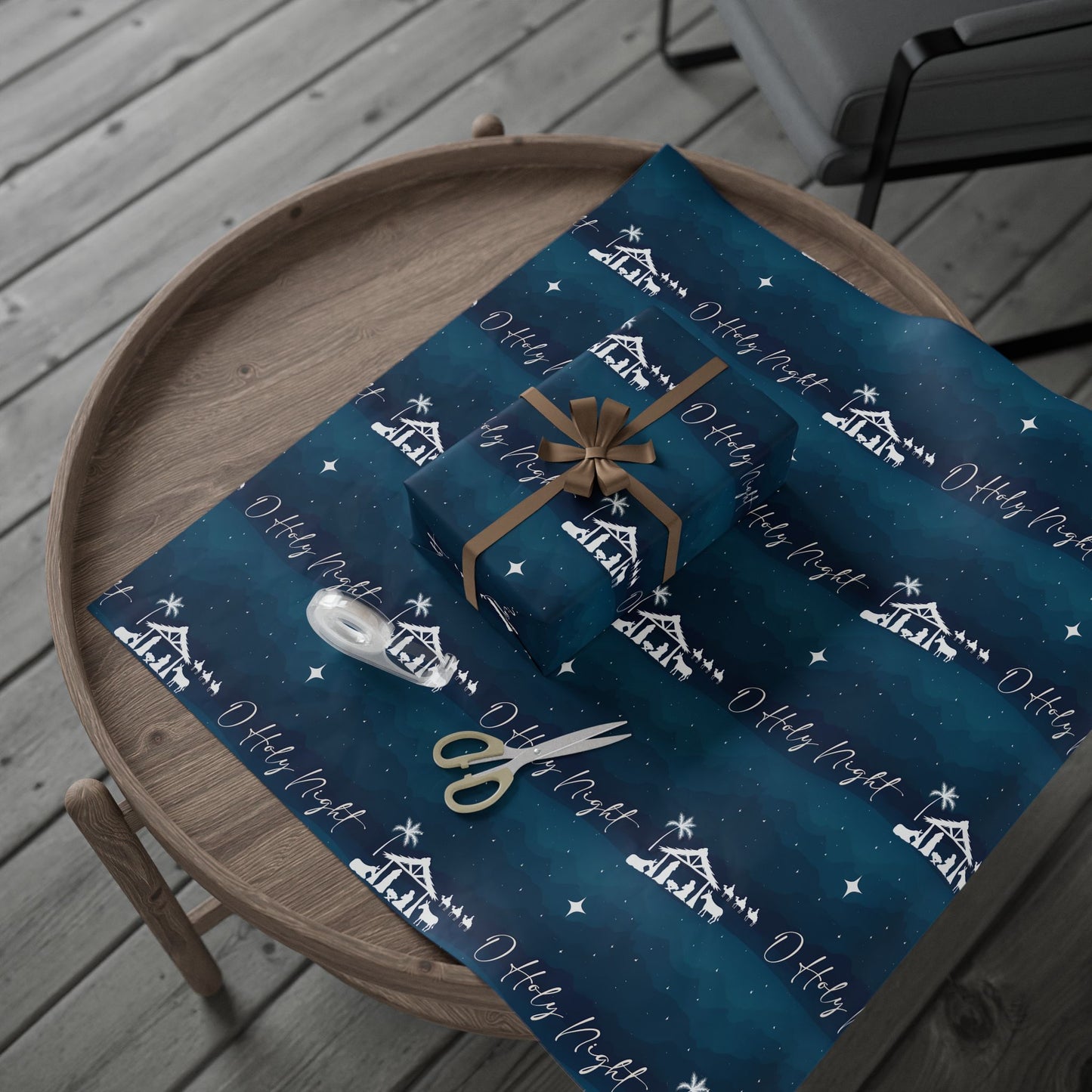 O Holy Night Nativity Gift Wrapping Paper