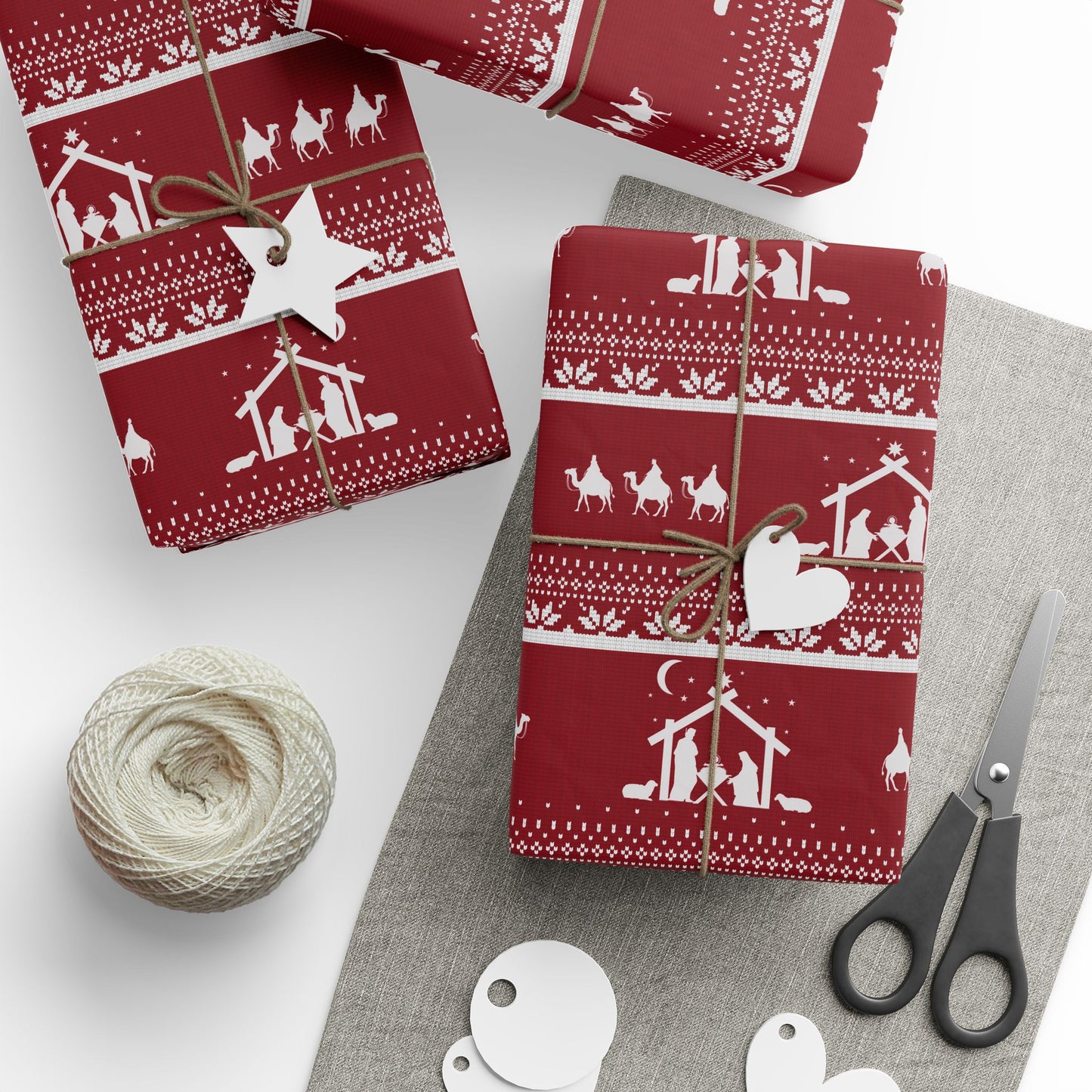 Christmas Nativity Gift Wrapping Paper