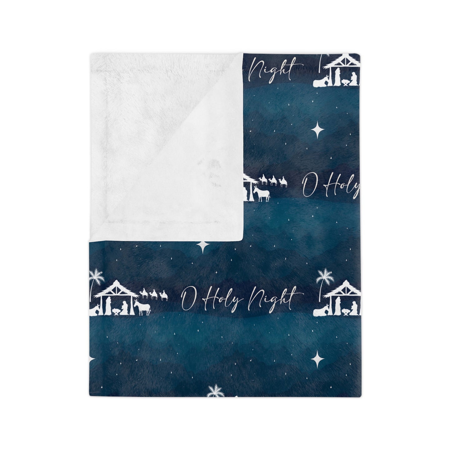 O Holy Night Minky Blanket