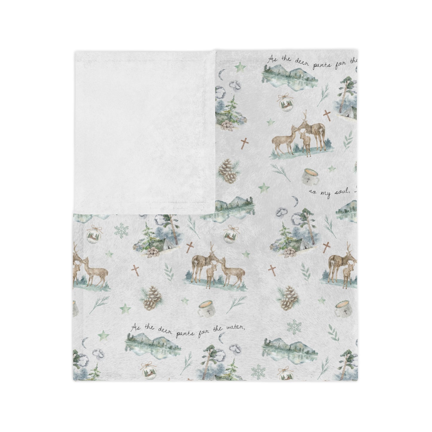 My Soul Longs Minky Blanket