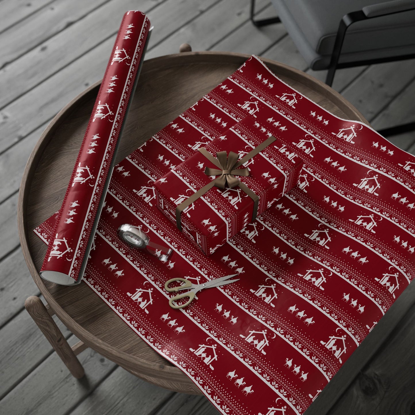 Christmas Nativity Gift Wrapping Paper