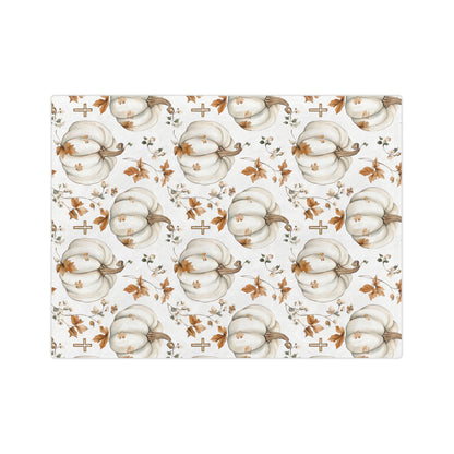 Faithful Harvest Velveteen Blanket