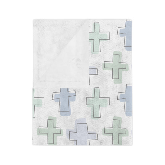 Rooted in Faith Minky Blanket