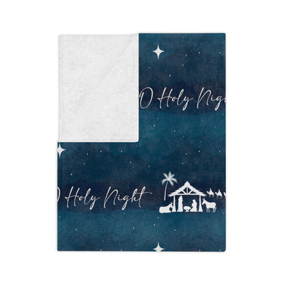 O Holy Night Minky Blanket