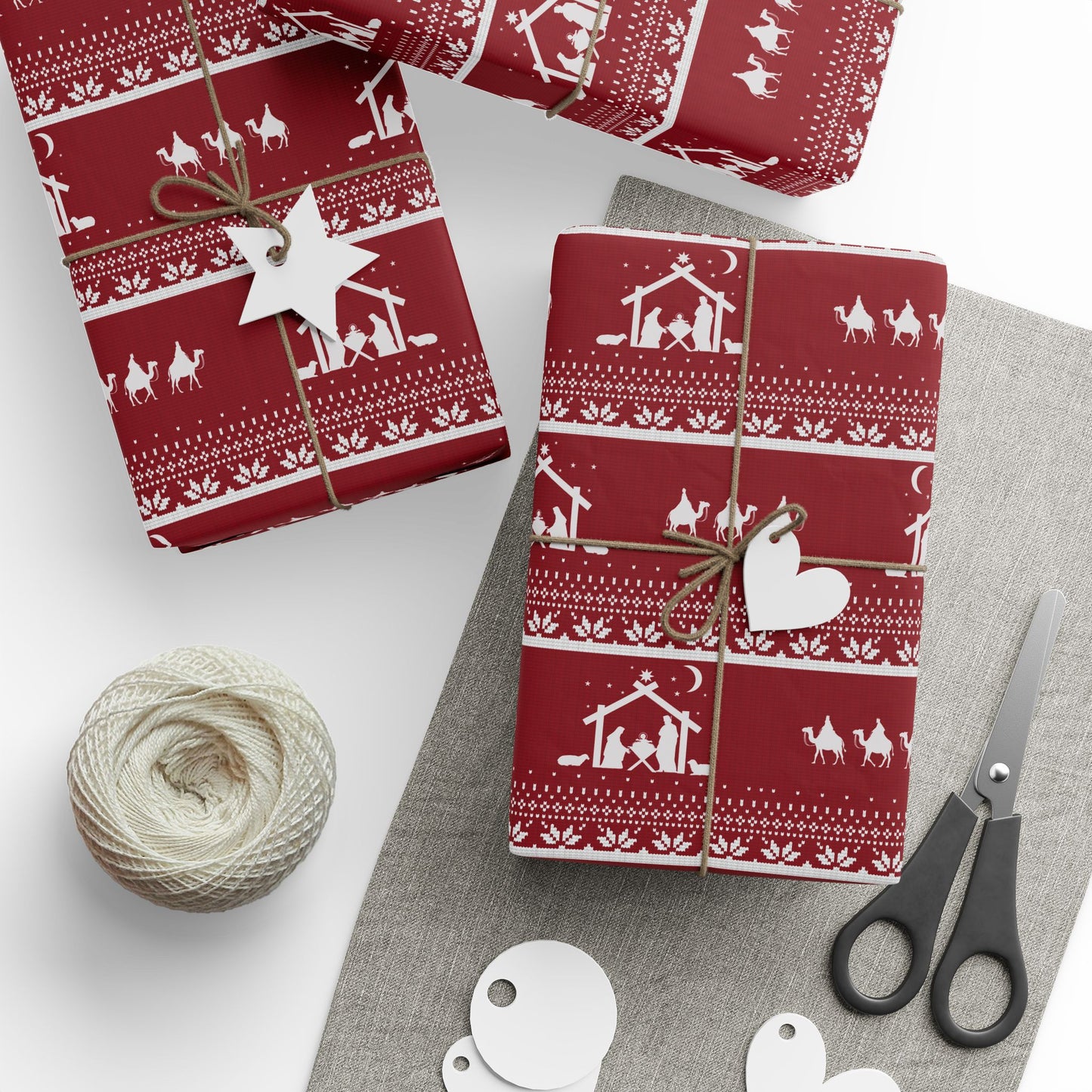 Christmas Nativity Gift Wrapping Paper