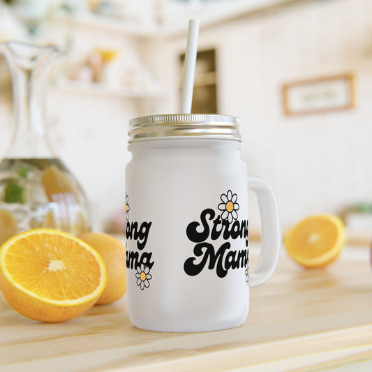 Strong + Resilient Mama Mason Jar
