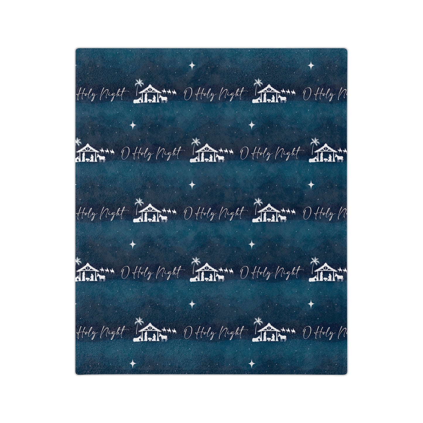O Holy Night Minky Blanket