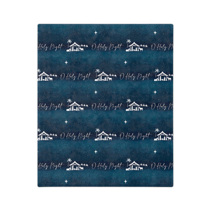 O Holy Night Minky Blanket