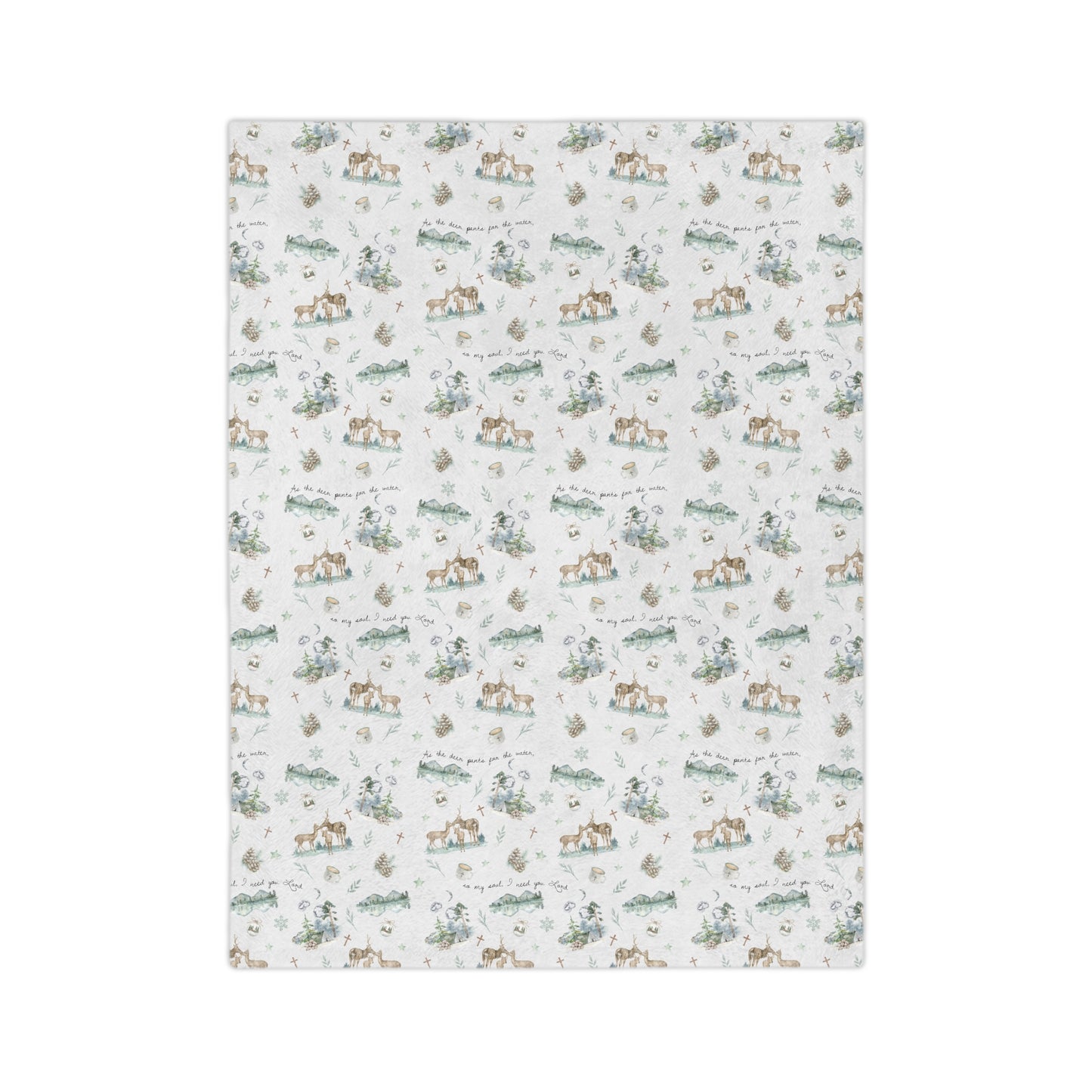 My Soul Longs Minky Blanket