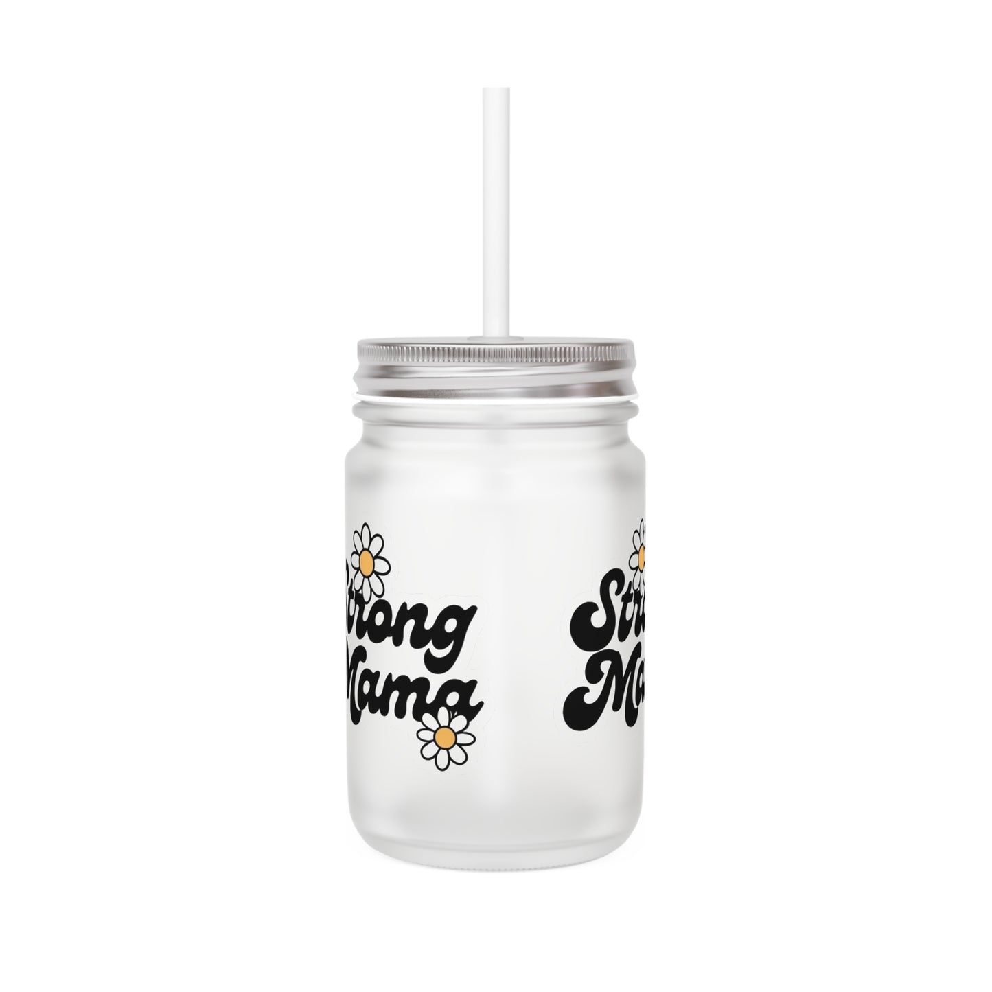 Strong + Resilient Mama Mason Jar