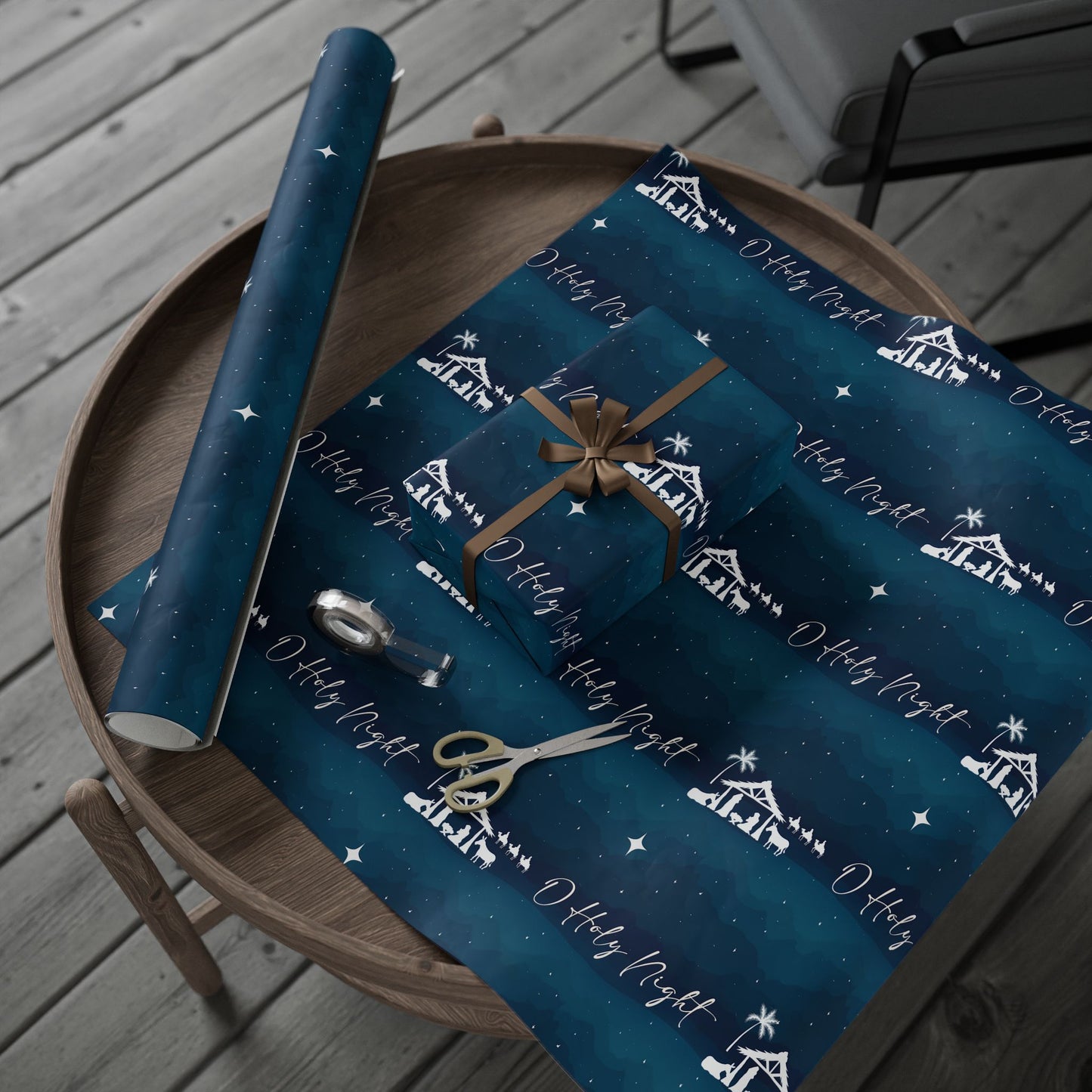 O Holy Night Nativity Gift Wrapping Paper