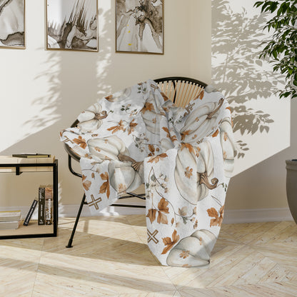 Faithful Harvest Velveteen Blanket