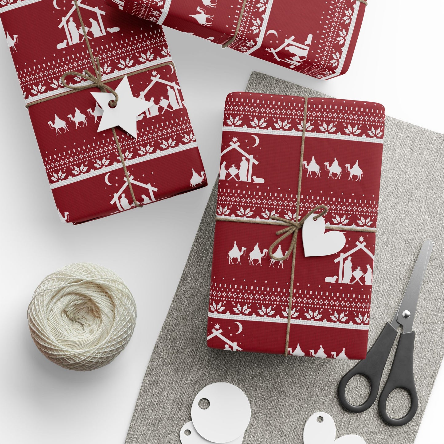 Christmas Nativity Gift Wrapping Paper