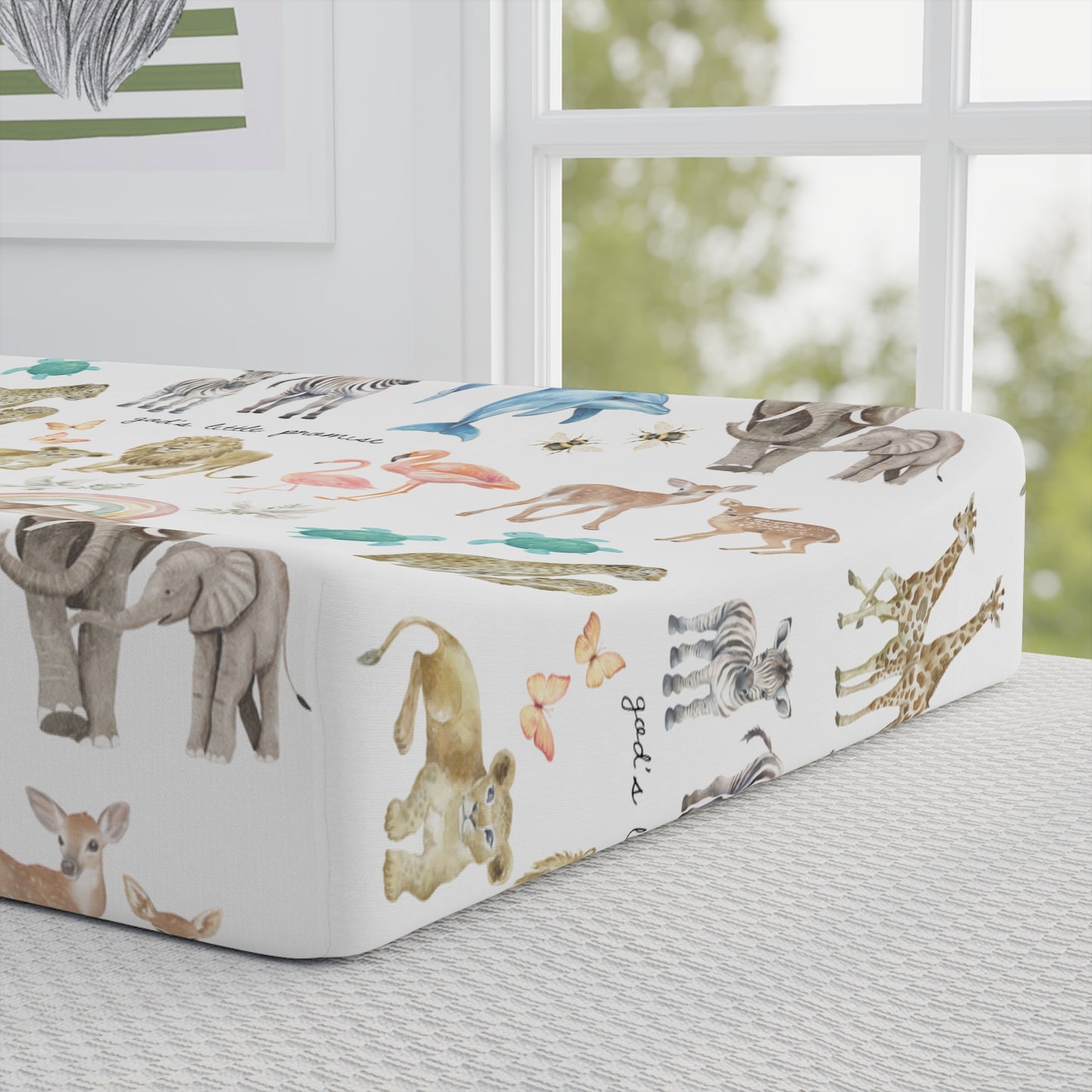 God's Little Promise Changing Pad Cover