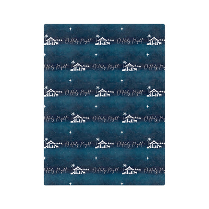 O Holy Night Minky Blanket
