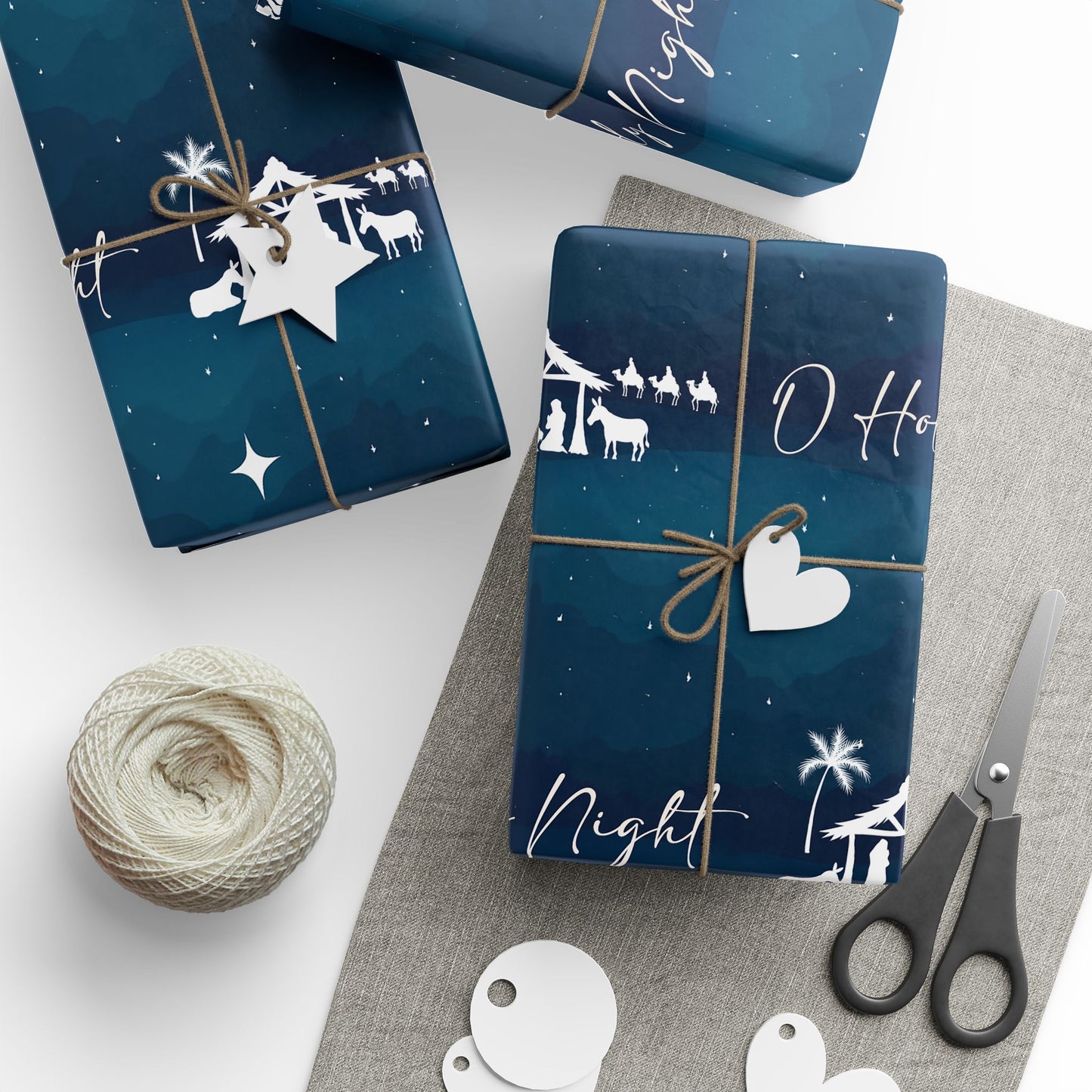 O Holy Night Nativity Gift Wrapping Paper