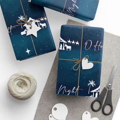 O Holy Night Nativity Gift Wrapping Paper