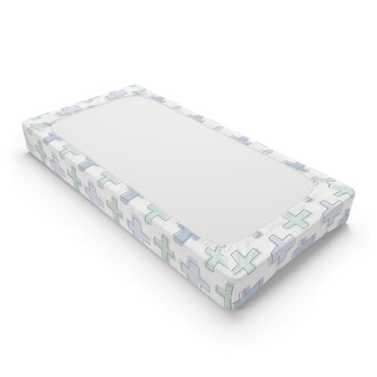 Personalized Rooted in Faith Changing Pad Cover