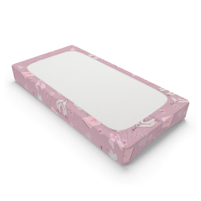 Personalized Bible is Our Compass Baby Changing Pad Cover