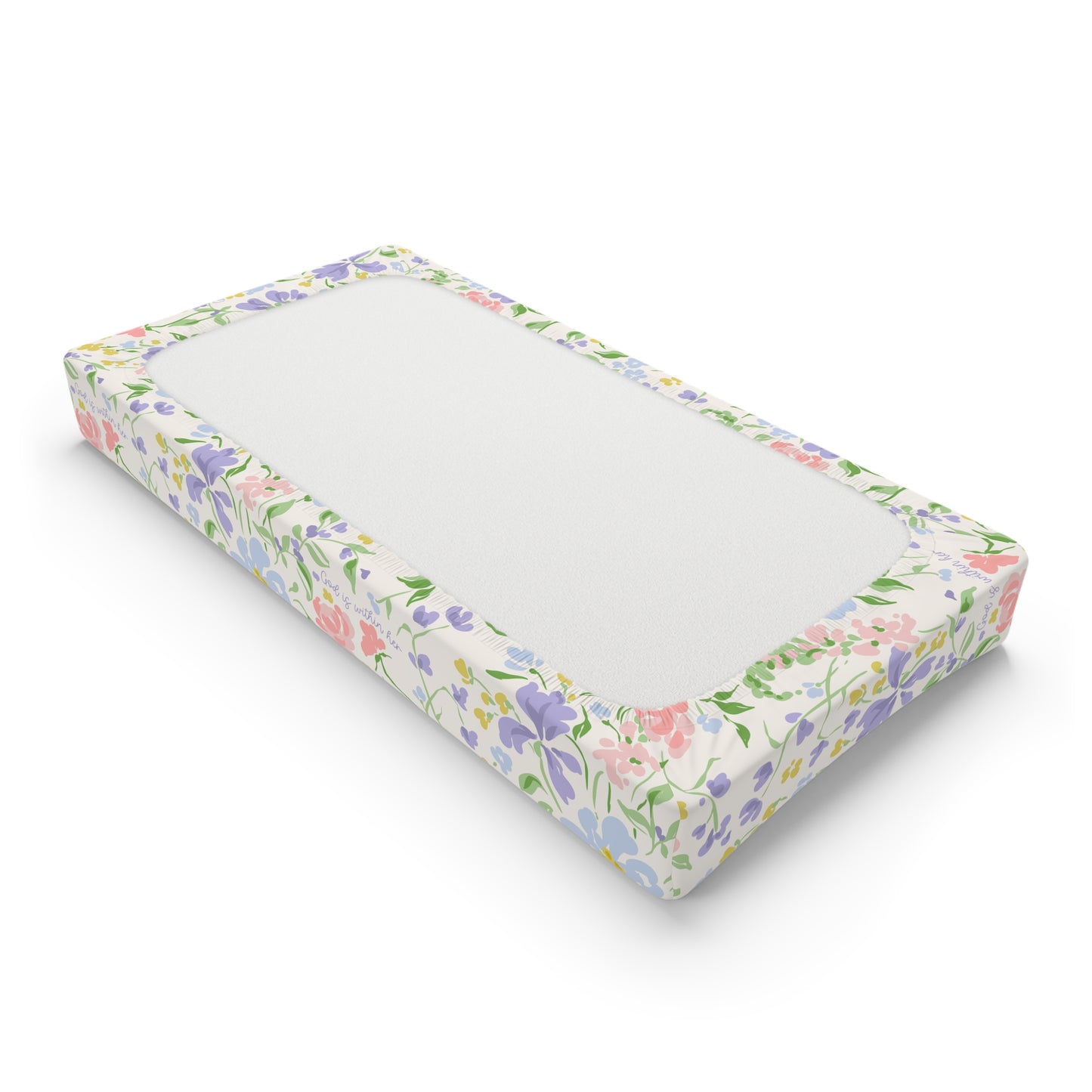 God is Within Her Changing Pad Cover