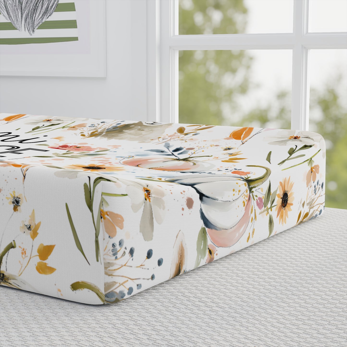 Personalized He Left The 99 To Find Me Changing Pad Cover