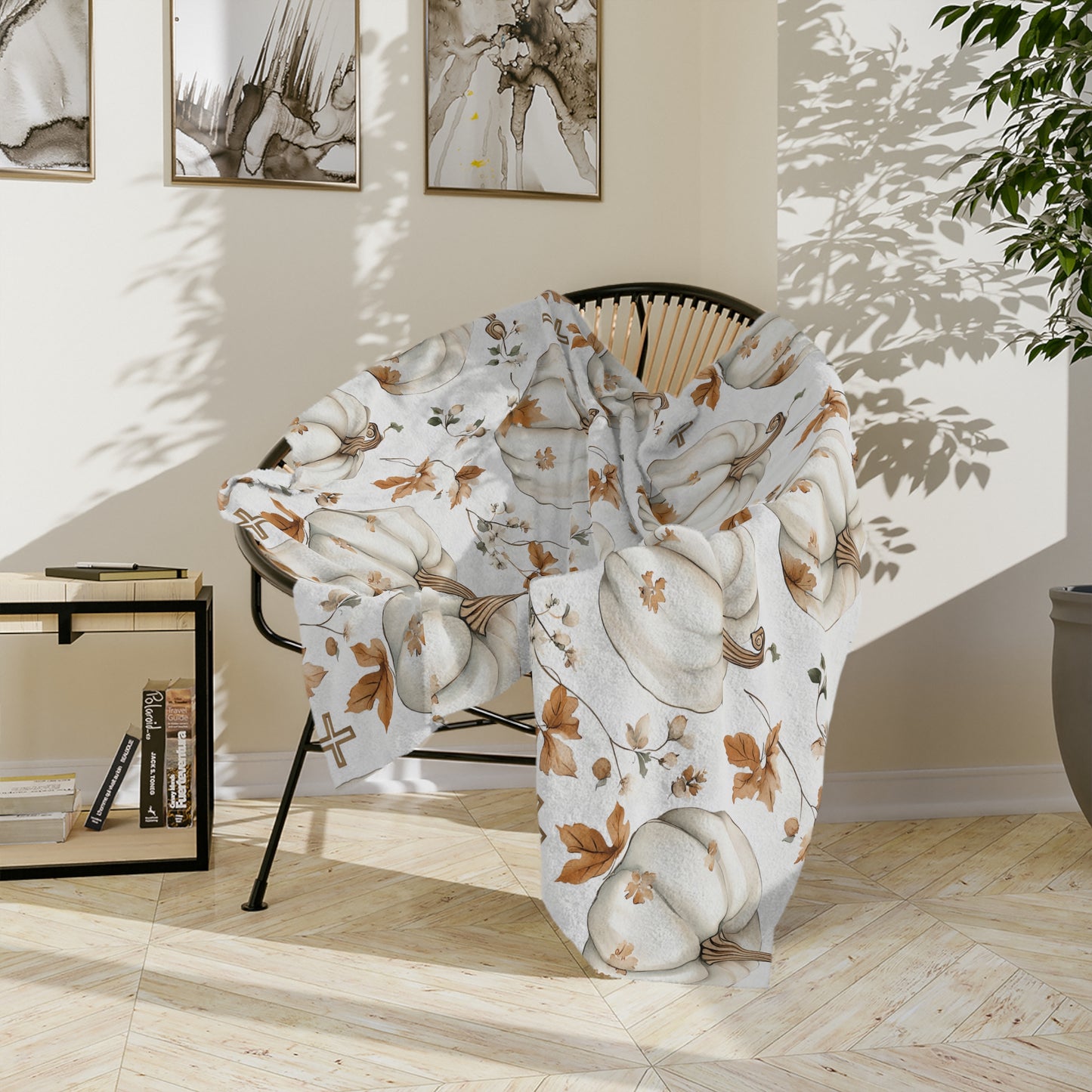 Faithful Harvest Minky Blanket