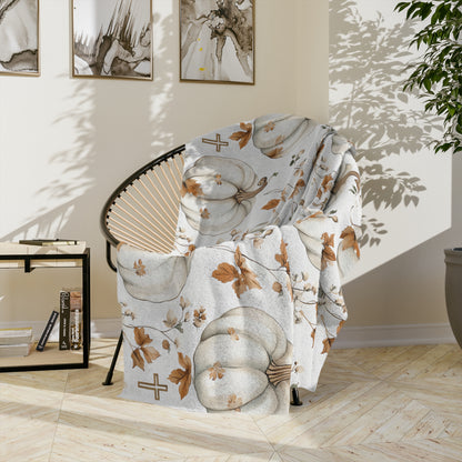 Faithful Harvest Minky Blanket
