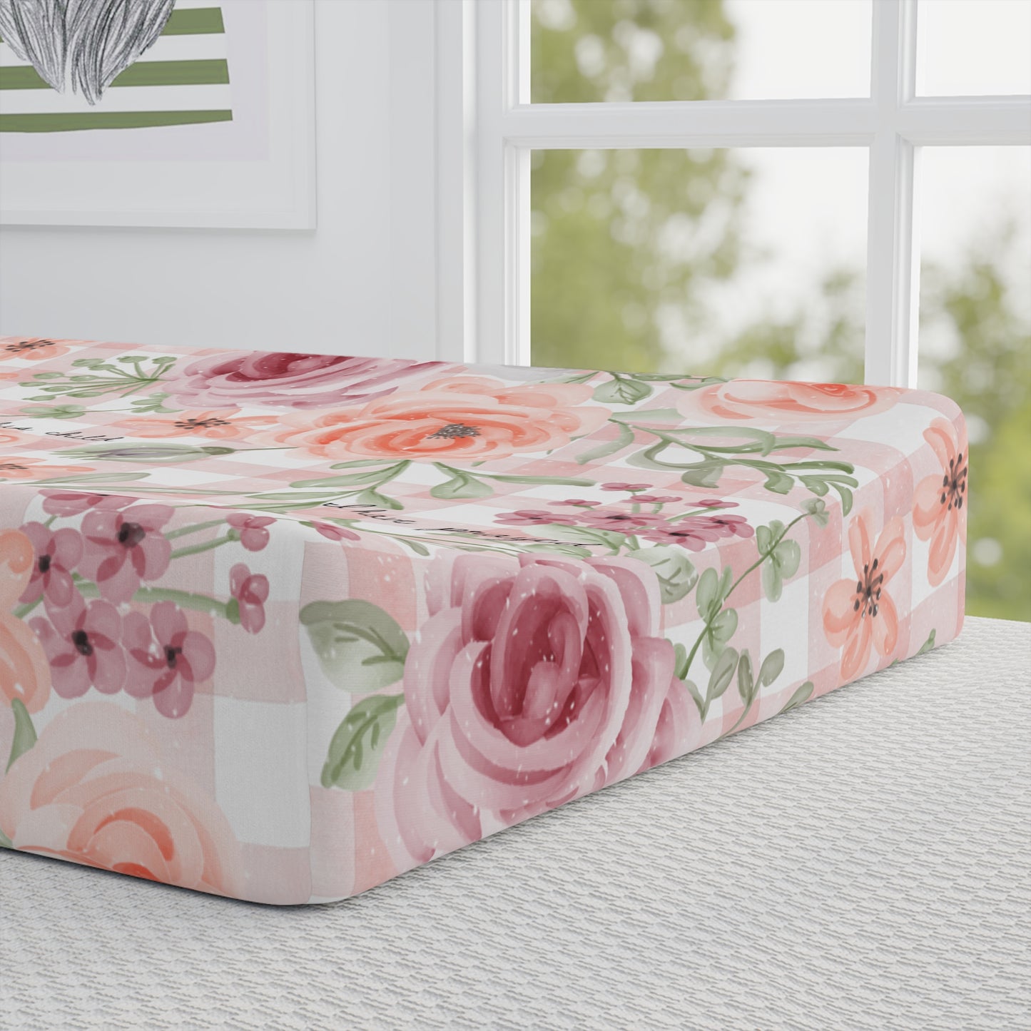 For This Child I Have Prayed Changing Pad Cover