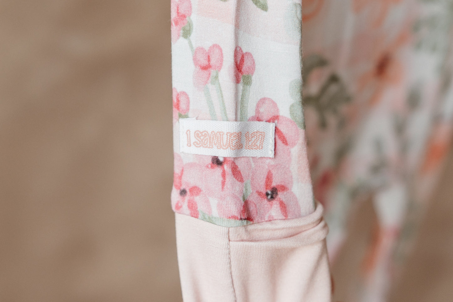 For This Child I Have Prayed Bamboo Footed Onesie Pajama