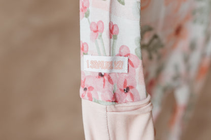 For This Child I Have Prayed Bamboo Footed Onesie Pajama