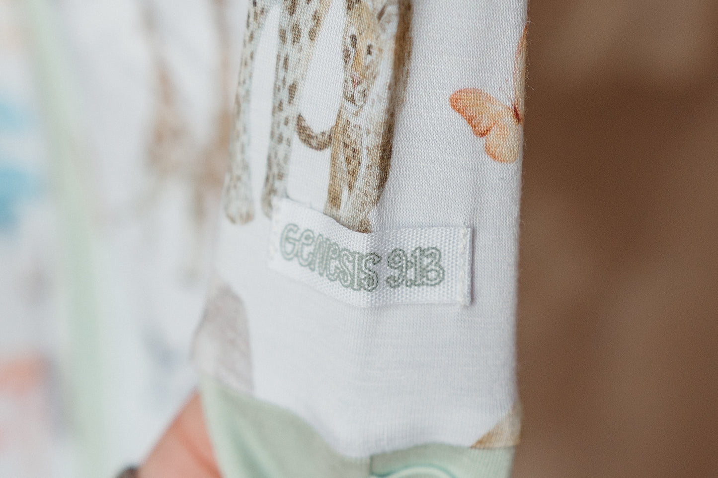 God's Little Promise Bamboo Footed Onesie Pajama