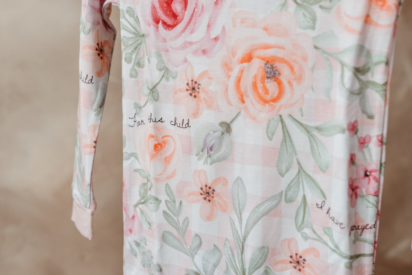 For This Child I Have Prayed Bamboo 2 Piece Pajama Set