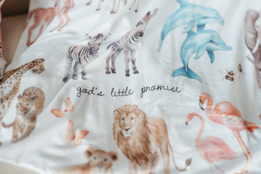 God's Little Promise Minky Blanket