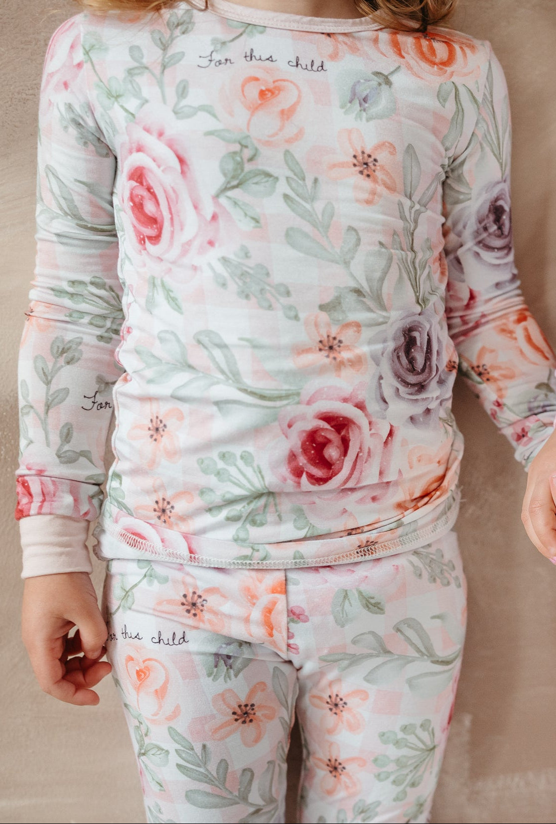 For This Child I Have Prayed Bamboo 2 Piece Pajama Set