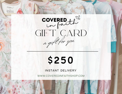 Covered in Faith Gift Card