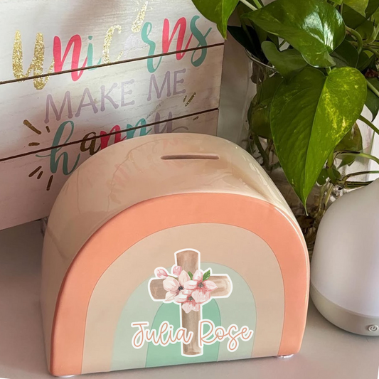 Personalized Rainbow Savings Bank