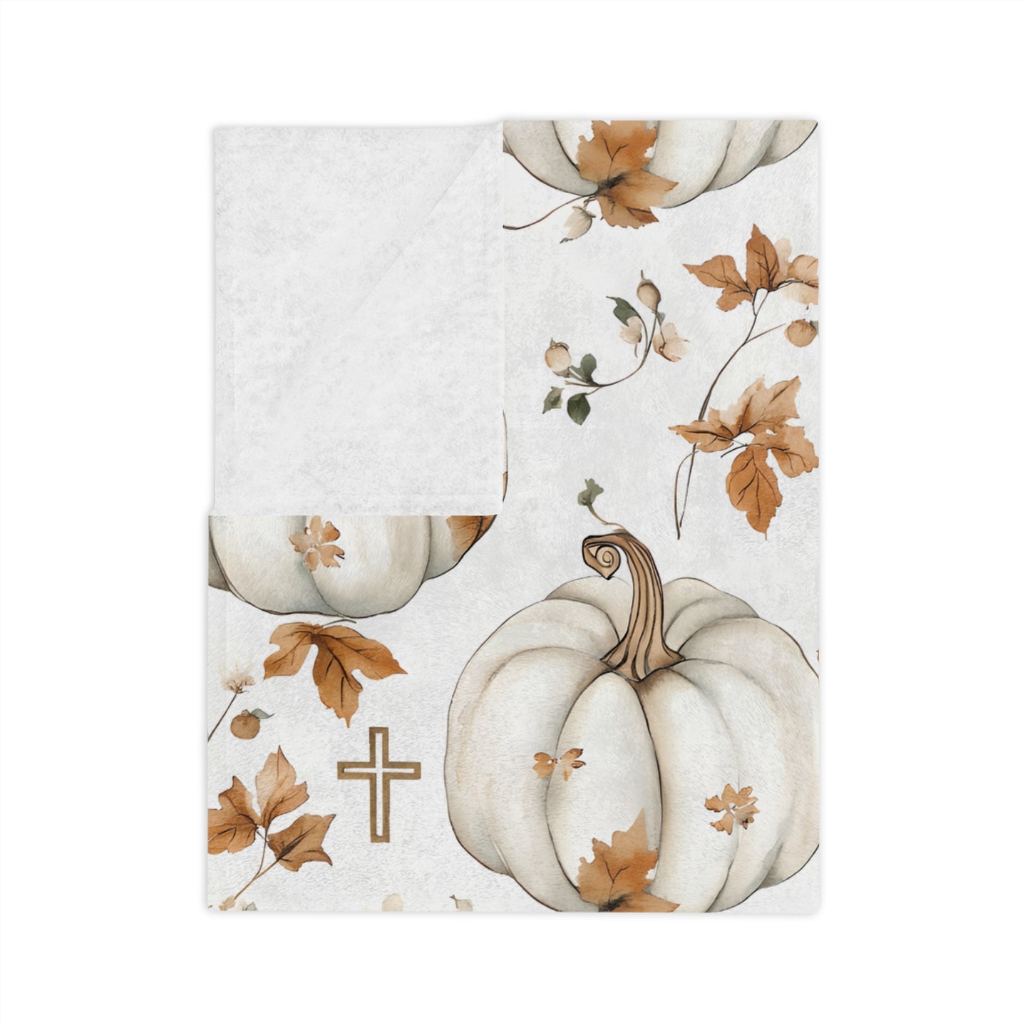 Faithful Harvest Minky Blanket
