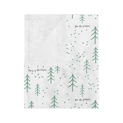 Jesus is the Reason for the Season Minky Blanket