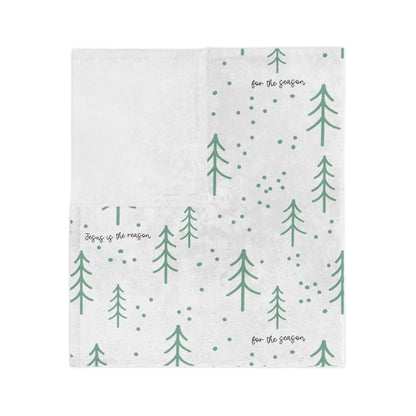 Jesus is the Reason for the Season Minky Blanket