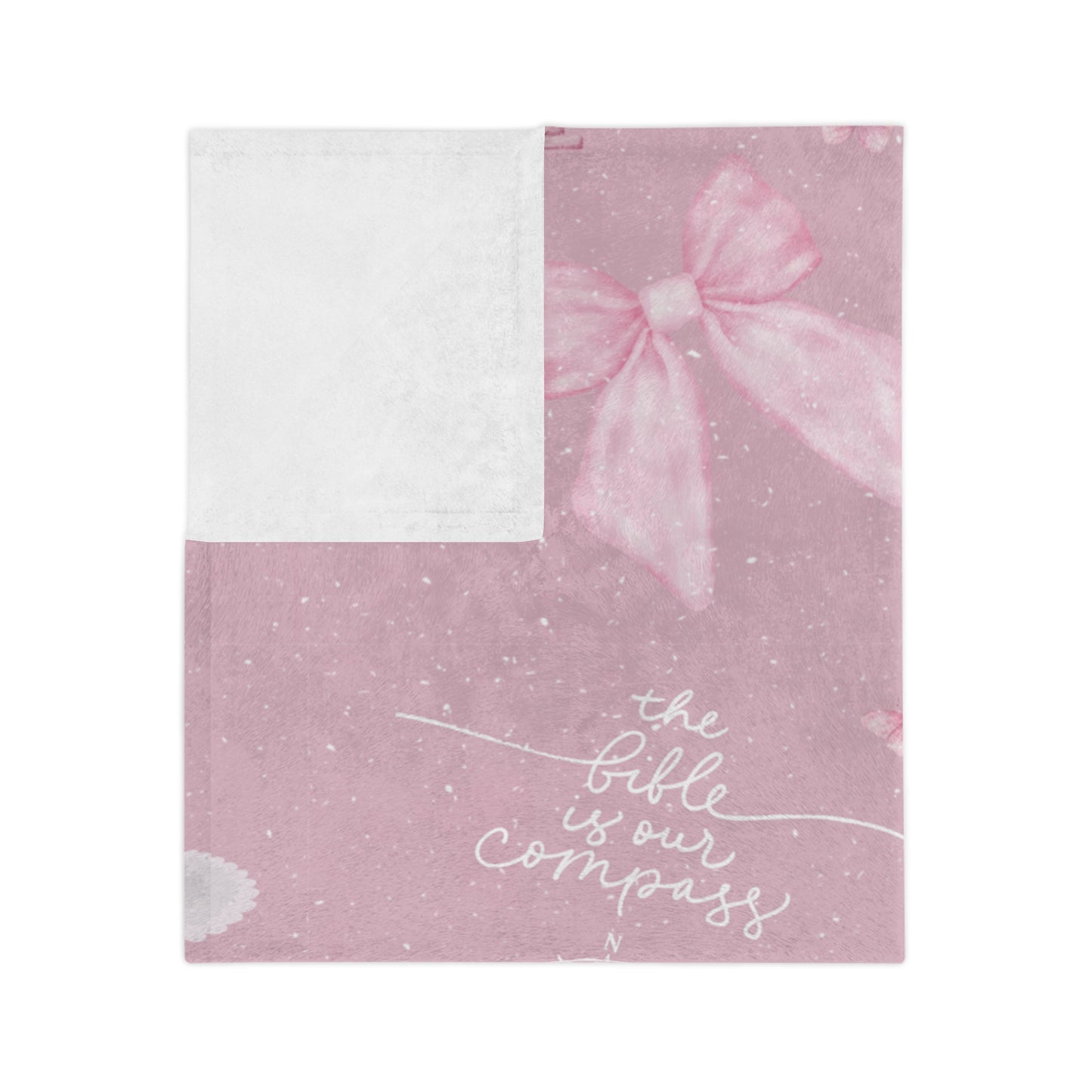 Bible is Our Compass Minky Blanket